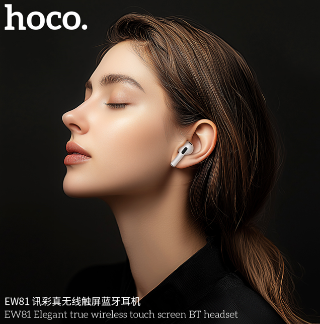 🎧 Hoco EW81 – Elegantne TWS slušalice sa touch‑screen kućištem