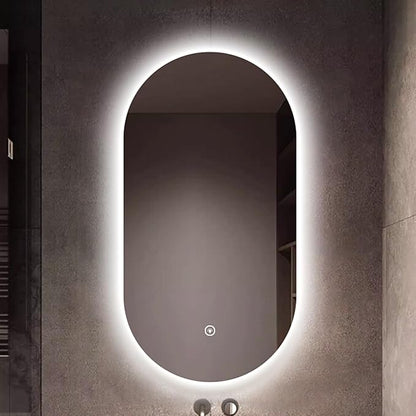 🪞 Okruglo LED ogledalo sa pozadinskim osvetljenjem i pametnim dodirom