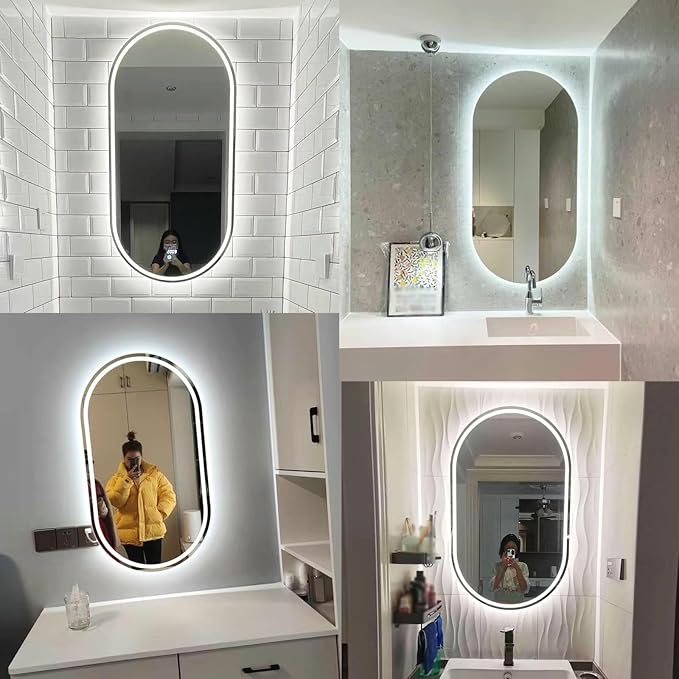 🪞 LED Ovalno Ogledalo – Elegancija i funkcionalnost u jednom!