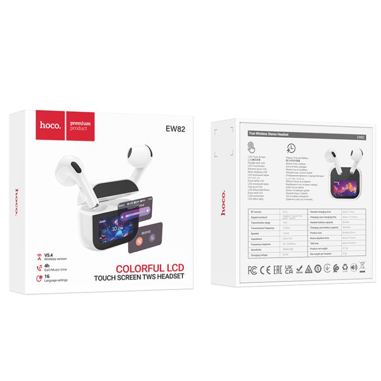 🎧 Hoco EW82 – Pametne bežične Bluetooth slušalice sa ekranom