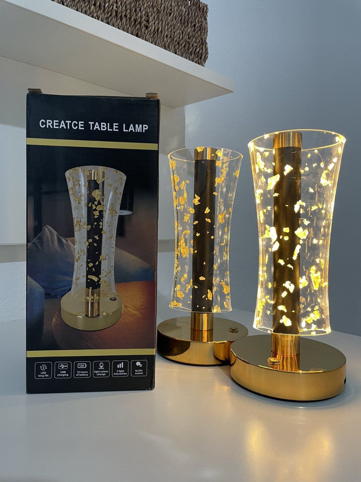 🌟 1+1 GRATIS – Elegantna LED Sto lampa 🌟