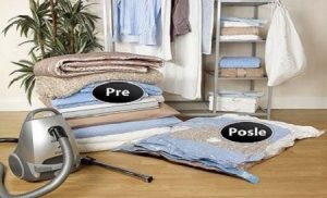 Vakuum kesa za odlaganje stvari 68×98 cm 1+1 gratis